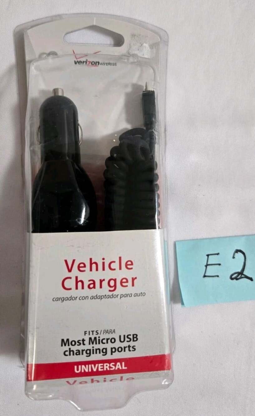 Verizon Micro USB Universal Vehicle Charger Fits Most Charging Ports